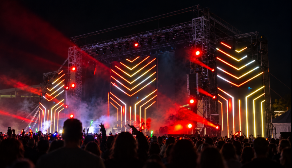 Electric Sunsets 120m2 visuscreen
